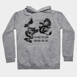 Fire and Ice dragon. Some say the world will end in fire, some say in ice. Hoodie